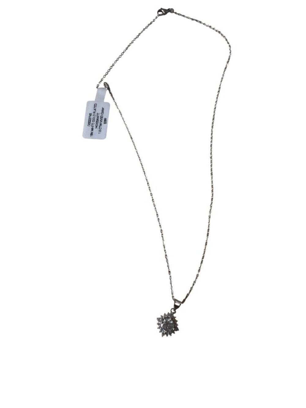 Moissanite Pendant Necklace | 1.00 Carat | NWT in Box